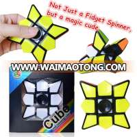 2019 Creative 1x3x3 Magic Cube Fidget Spinner Brain Teaser Magic Cubes Spinner  Toy Anti-stress Puzzle Toys For Children Gifts