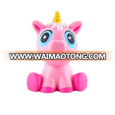 Custom Slow Rising Jumbo Pink Unicorn Squishy Toys for Kids