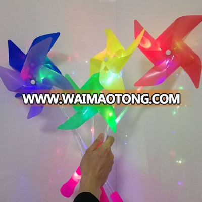 High quality LED light up windmill multicolor flashing windmill toys