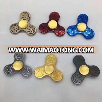 Shenzhen factory price aluminum fidget spinner with 608 hybrid ceramic bearings