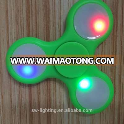 High quality light spinner fidget toy LED fidget spinner with hybrid ceramic spinner