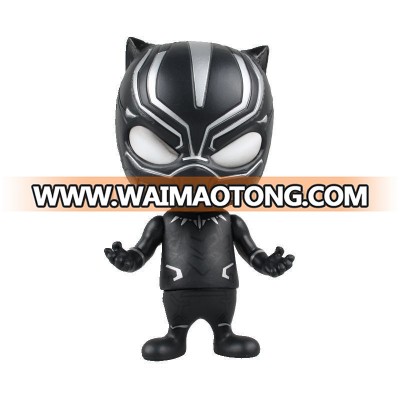 2018 Cute Shaking Head Panthers Black Panther Action Figure