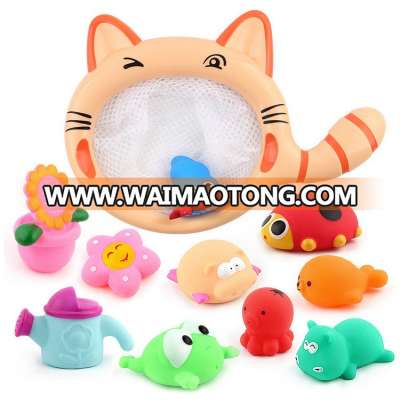 Rubber Cute Animals Water Squirting Baby Bath Squirt Toys