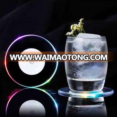 Customized Acrylic cup coaster led Coaster