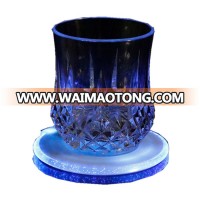 CE Rohs approved Customized Acrylic cup coaster led Coaster