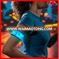 2017 new hot sale LED Slap Band Glow bracelet armband Glow in the dark led slap band