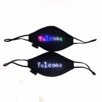 App Controlled Light Up Customized Message Display Led Face Mask For Party